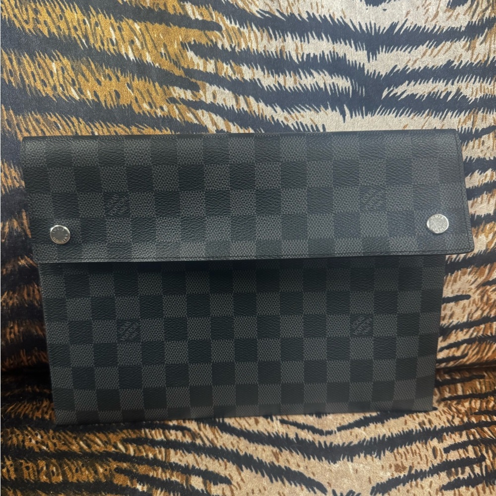 Louis Vuitton Damier Graphite Canvas Envelope Pouch